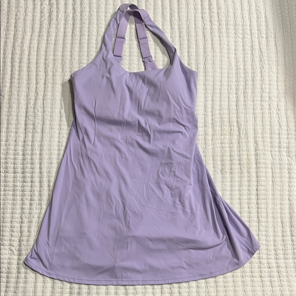 Very G Lavender Halter Dress